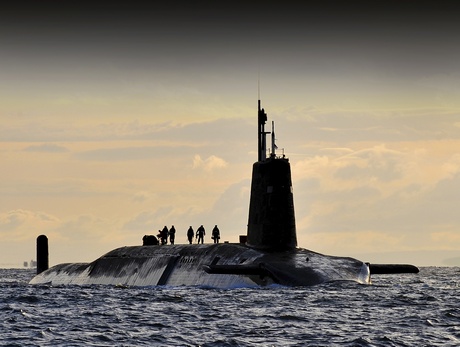 HMS Vanguard at HM Naval Base Clyde, Faslane. Source: www.defenceimagery.mod.uk Nuclear submarine HMS Vanguard arrives at HM Naval Base Clyde, Faslane, Scotland. Source: http://www.defenceimagery.mod.uk/ Open Government Licence