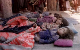 Kinderen, slachtoffers van NAVO bombardement